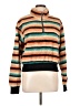 Rock & Roll Denim 100% Polyester Stripes Tan Pullover Sweater Size L - photo 1