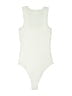 Happily Grey 100% Polyester Ivory White Bodysuit Size M - photo 2