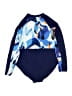 Unbranded Graphic Blue Rash Guard Size XL - photo 2