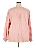 Torrid Pink Long Sleeve Blouse Size 3X Plus (3) - photo 2
