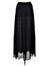 H&M 100% Polyester Solid Black Formal Skirt Size 12 - photo 2