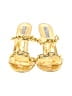Cape Robbin Gold Sandals Size 10 - photo 2