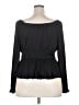 Nine West 100% Polyester Black Long Sleeve Blouse Size XXL - photo 2