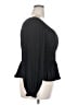 Nine West 100% Polyester Black Long Sleeve Blouse Size XXL - photo 4