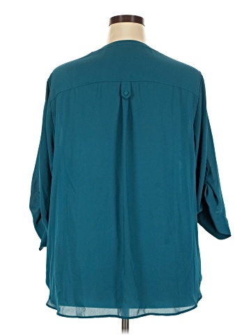 Torrid 3/4 Sleeve Blouse (view 2)