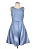 Vineyard Vines Stripes Blue Casual Dress Size 10 - photo 1