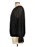 Nine West 100% Polyester Black 3/4 Sleeve Blouse Size L - photo 5