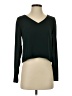 Babaton 100% Polyester Green Long Sleeve Top Size XS - photo 1