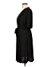 Apt. 9 Solid Black Casual Dress Size L - photo 5