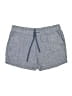 Caslon 100% Linen Chevron-herringbone Blue Shorts Size XL - photo 1