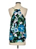 Ann Taylor LOFT 100% Polyester Blue Sleeveless Blouse Size S - photo 2