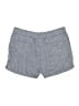 Caslon 100% Linen Chevron-herringbone Blue Shorts Size XL - photo 2