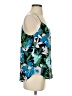 Ann Taylor LOFT 100% Polyester Blue Sleeveless Blouse Size S - photo 4