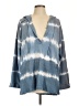 Cato Tie-dye Blue Poncho Size L - photo 1