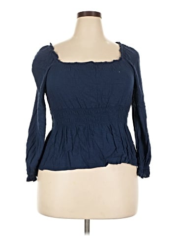 Skies Are Blue 3/4 Sleeve Top (view 1)
