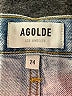 AGOLDE 100% Cotton Blue Denim Shorts Size 24 waist - photo 3