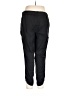 Caslon 100% Linen Solid Black Track Pants Size L - photo 2