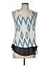 Charming Charlie 100% Polyester Blue Tank Top Size L - photo 1