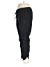Caslon 100% Linen Solid Black Track Pants Size L - photo 5