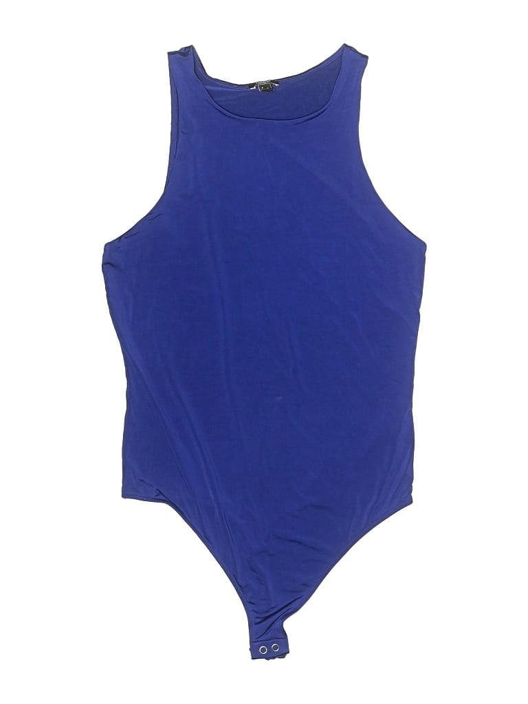 Pre-owned Express Bodysuit In Blue