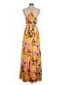 Hutch 100% Polyester Tropical Yellow Casual Dress Size M - photo 2