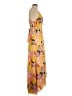 Hutch 100% Polyester Tropical Yellow Casual Dress Size M - photo 4