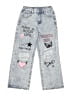 Unbranded Hearts Blue Jeans Size 140 cm / US 10 - photo 1