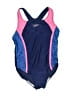 Speedo Graphic Blue One Piece Swimsuit Size XS (toddler) - photo 1