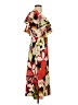 Halston Tropical Red Casual Dress Size 2 - photo 4