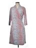 J. McLaughlin Print Blue Cocktail Dress Size M - photo 1