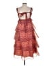 Lost + Wander 100% Polyester Paisley Orange Cocktail Dress Size M - photo 2