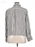 Adrianna Papell Stripes Silver 3/4 Sleeve Blouse Size XL - photo 2