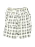 H&M 100% Cotton Checkered-gingham Gray Cargo Shorts Size 2 - photo 2