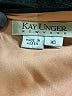 Kay Unger Graphic Black Cocktail Dress Size 10 - photo 7