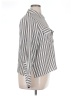 Adrianna Papell Stripes Silver 3/4 Sleeve Blouse Size XL - photo 4