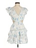 LoveShackFancy 100% Cotton Blue Cocktail Dress Size M - photo 1
