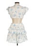 LoveShackFancy 100% Cotton Blue Cocktail Dress Size M - photo 2