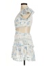 LoveShackFancy 100% Cotton Blue Cocktail Dress Size M - photo 5