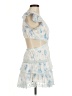 LoveShackFancy 100% Cotton Blue Cocktail Dress Size M - photo 4