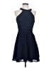 Lulus 100% Polyester Solid Blue Cocktail Dress Size S - photo 1