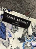 Lane Bryant Silver Long Sleeve Blouse Size 14 - 16 Plus - photo 7