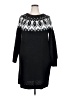 Lane Bryant Argyle Black Casual Dress Size 18 - 20 Plus - photo 1