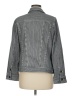 Chico's Stripes Gray Denim Jacket Size Med (1) - photo 2