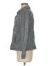 Chico's Stripes Gray Denim Jacket Size Med (1) - photo 5