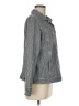 Chico's Stripes Gray Denim Jacket Size Med (1) - photo 4