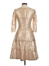 Kay Unger Metallic Gold Cocktail Dress Size 6 - photo 2