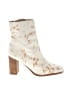 Sam Edelman 100% Leather Ivory Ankle Boots Size 8 1/2 - photo 1