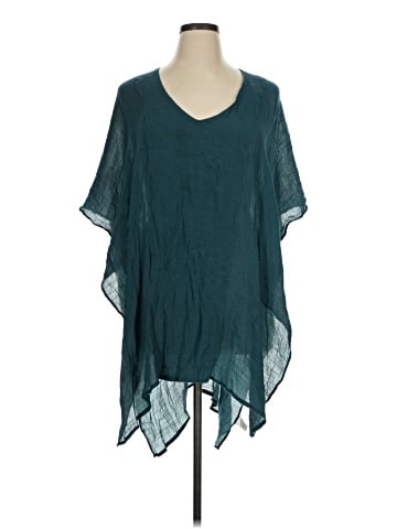 Umgee Short Sleeve Blouse (view 1)