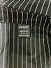 Shein Stripes Black Long Sleeve Blouse Size 4 - photo 7