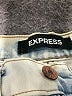 Express Color Block Ivory Jeans Size 4 - photo 7